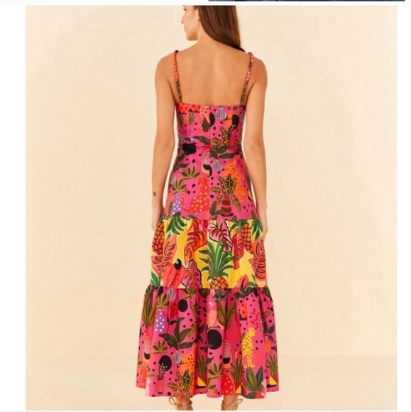 Farm Rio Leopard Pop Mididress - Picture 2 of 5